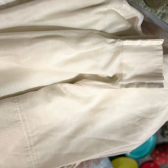 70inch Antique White linen Curtians - Picture 6 of 6